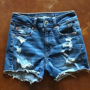 American eagle jean shorts